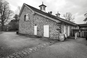 Barn and stable as restored after a fire